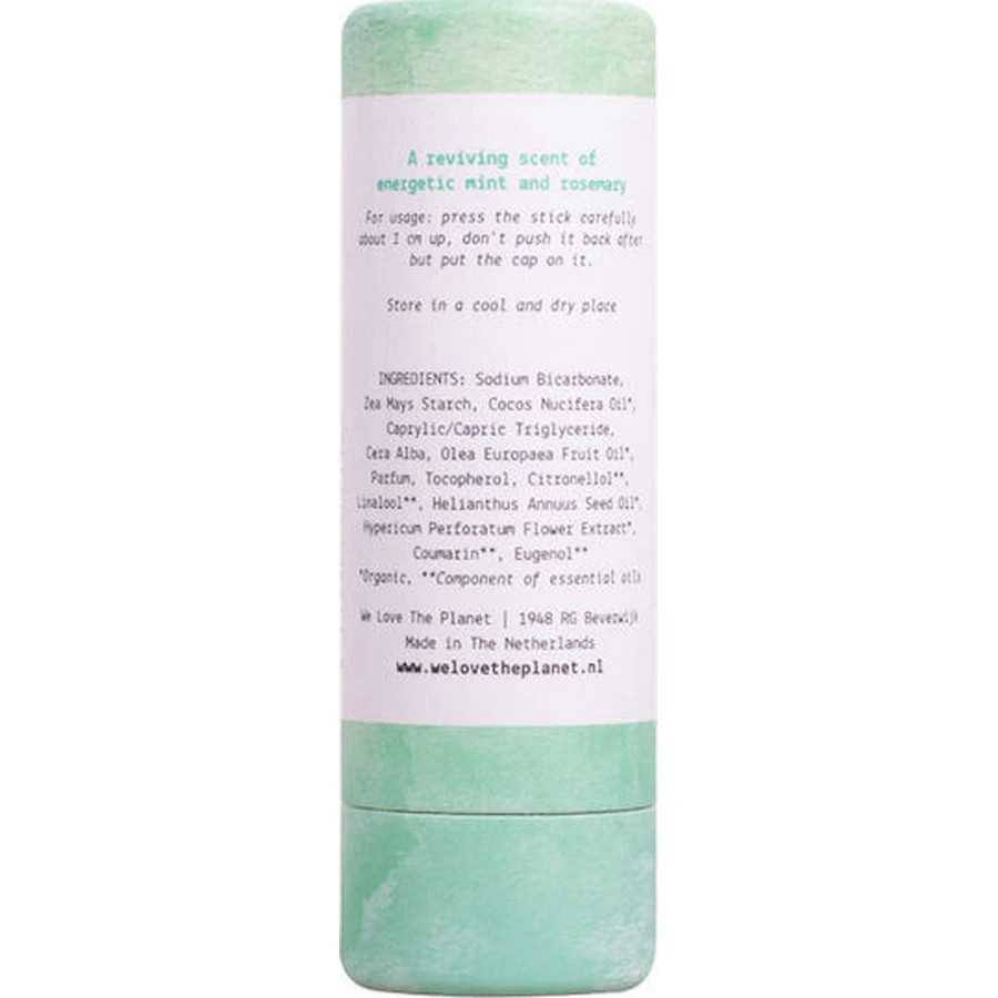 Wir lieben den Planeten Mighty Mint Deodorant Mighty Mint Natural Deodorant Stick Aluminium frei 65gr