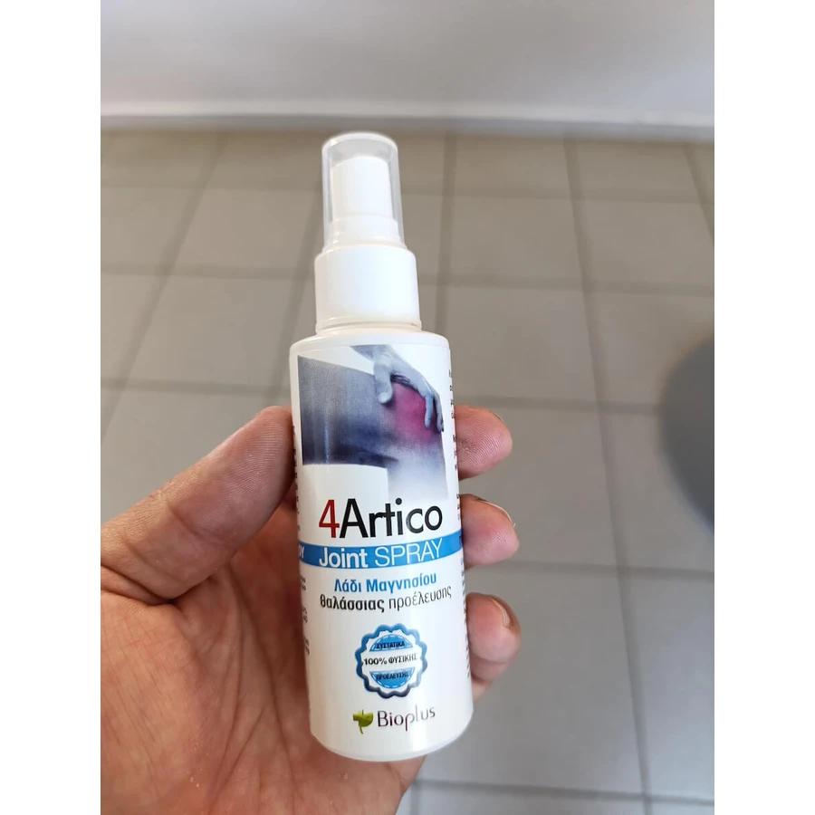 Bioplus 4Artico Magnesium Magnesium Oil Joint Spray with Wintergreen, Peppermint and Eucalyptus essential oil 100ml