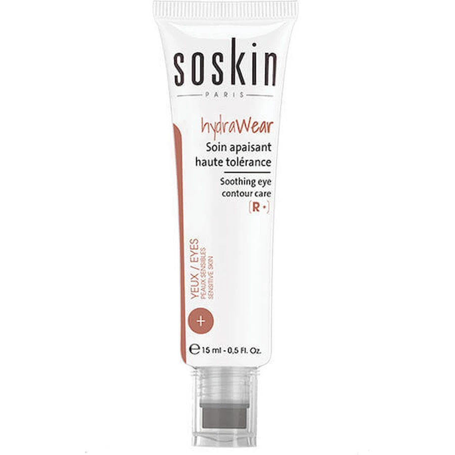 Soskin Hydrawear Crème hydratante pour les yeux à l'aloe vera pour les peaux sensibles 15ml