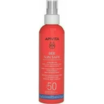 Apivita Bee Sun Safe Hydra Melting Ultra Light Water Resistant Sunscreen Lotion für Gesicht und Körper SPF50 in Spray 200ml