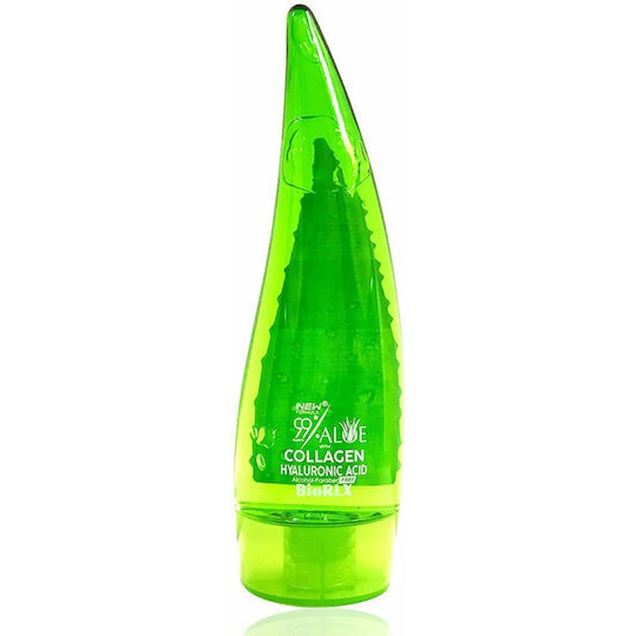 BioRLX Kollagen & Hyaluronsäure 99% Aloe Regenerierendes Körpergel mit Aloe Vera für trockene Haut 250ml
