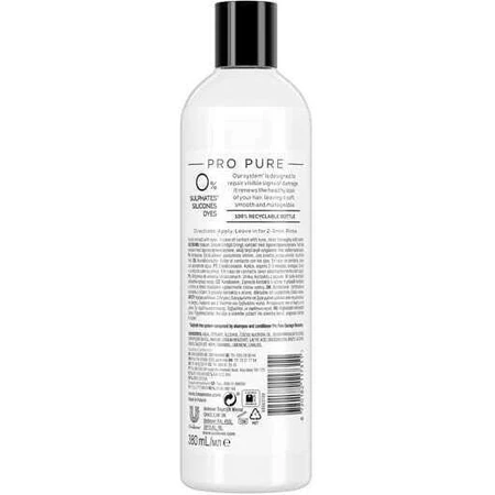 TRESemme Pro Pure Damage Recovery Acondicionador Reconstructor/Nutritivo para todo tipo de cabellos 380ml