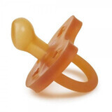One-piece orthodontic pacifier made of organic latex, 0-6 months, Grunspecht
