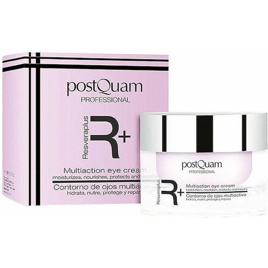 PostQuam Professional Resveraplus Multiaction Moisturizing and Anti-Aging Eye Gel with Hyaluronic Acid 50ml