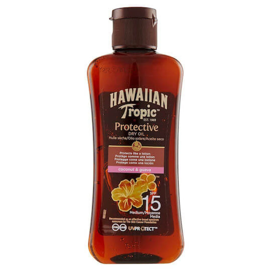 Hawaiian Tropic Hawaiian Tropic Oil Spray Protector Solar Productos Corporales SPF15 en Spray 100ml