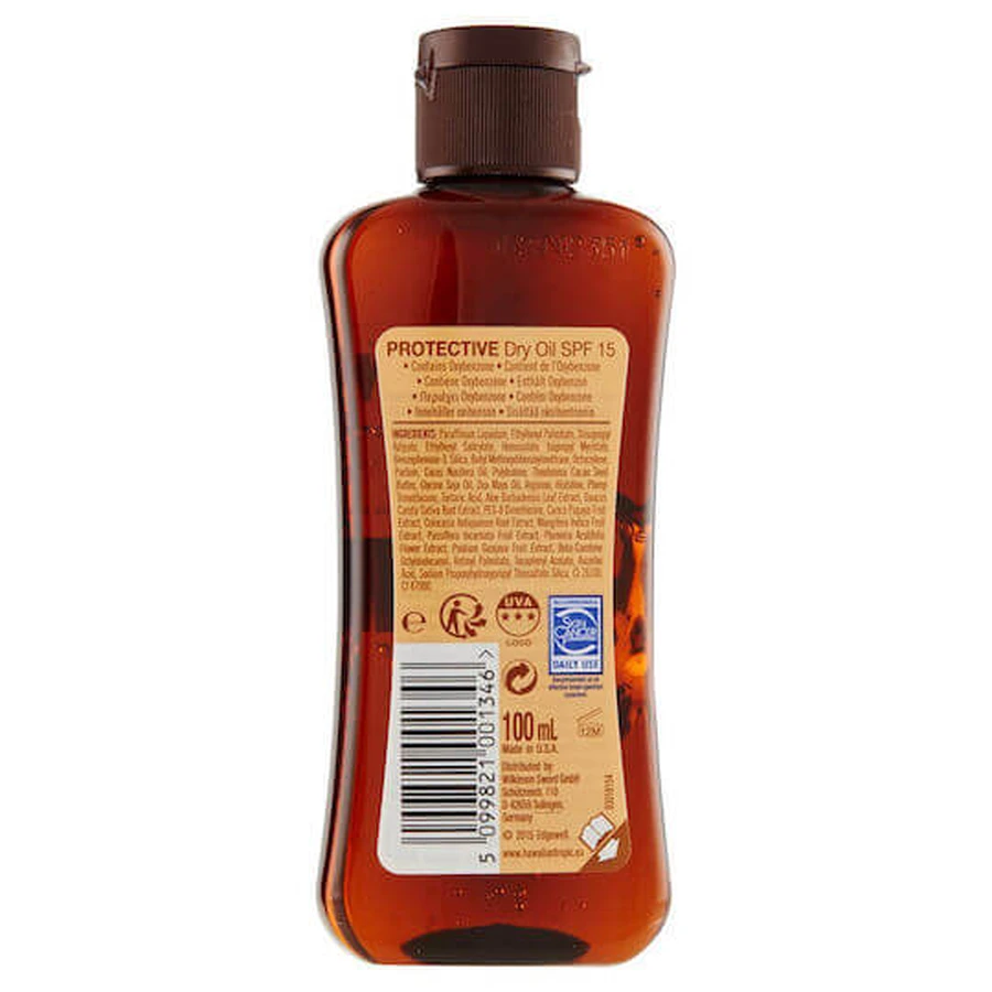 Hawaiian Tropic Hawaiian Tropic Oil Spray Protector Solar Productos Corporales SPF15 en Spray 100ml