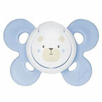 Physio comfort anatomical shape silicone soother, blue 0-6 months, 74911-7, Chicco