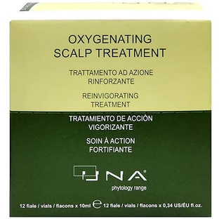 Una Oxygenating Scalp Treatment Haar Ampulle für Haarausfall 12x10ml