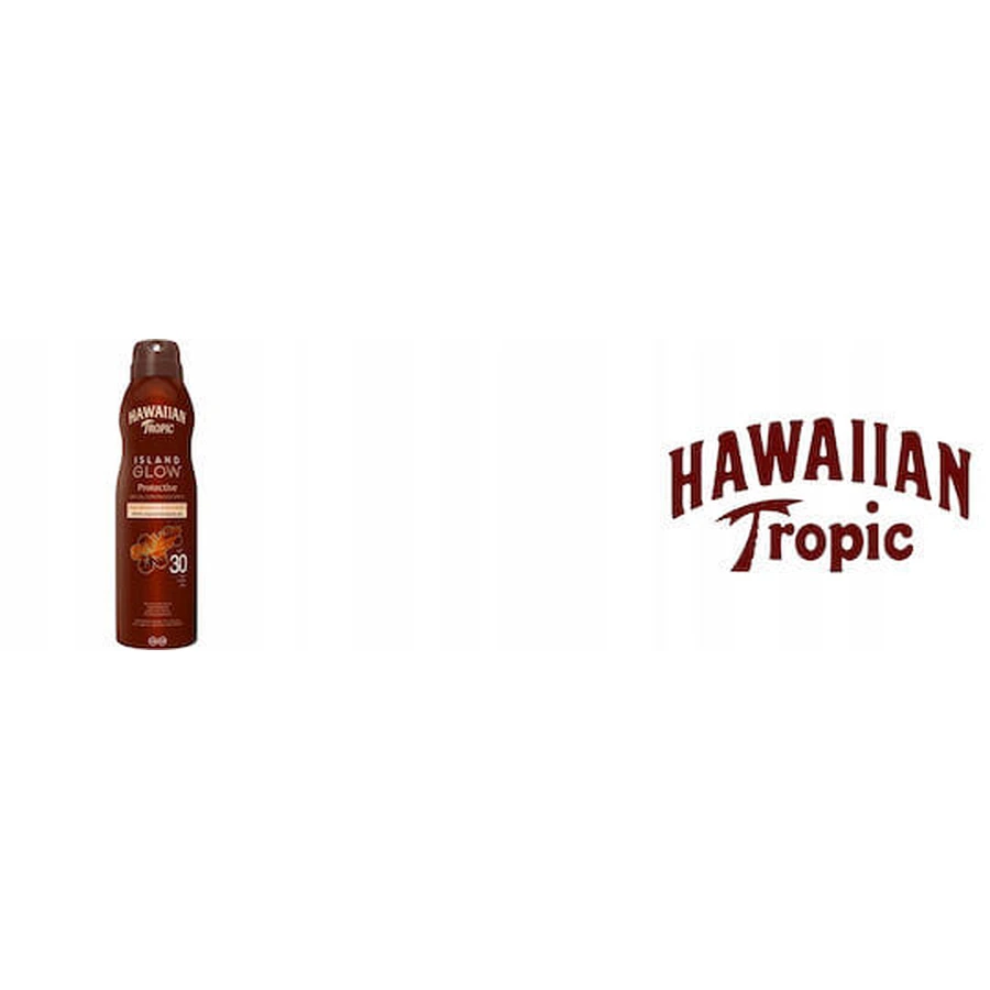 Hawaiian Tropic Island Glow Hawaiian Tropic Island Glow Waterproof Face and Body Protective Oil with SPF30 in Spray 177ml