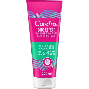 CareFree Duo Effect Dagelijkse Intieme Wasgel met Groene Thee & Aloë Vera Gel 200ml