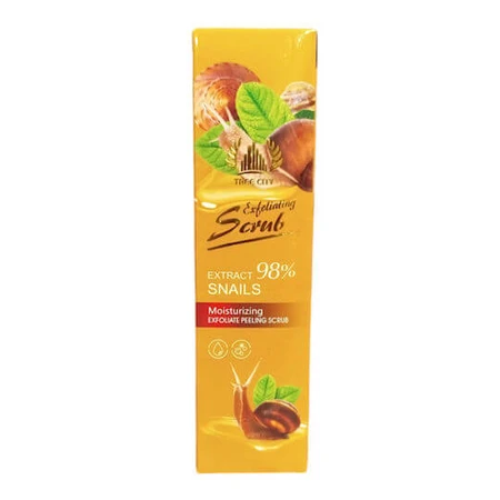 Tree City Gommage hydratant pour le visage Sécrétion d'escargot 98%.