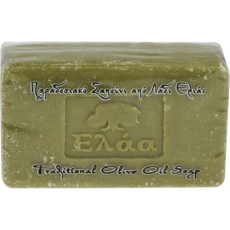 Jabón de Aceite de Oliva Elaa Pastilla de Jabón para Manos, Cuerpo y Cabello 200gr