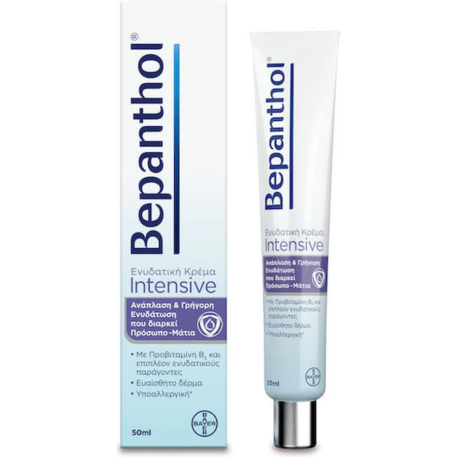Bepanthol Intensive 24h-Feuchtigkeitspflege und Wiederaufbau Tagescreme mit Panthenol 50ml