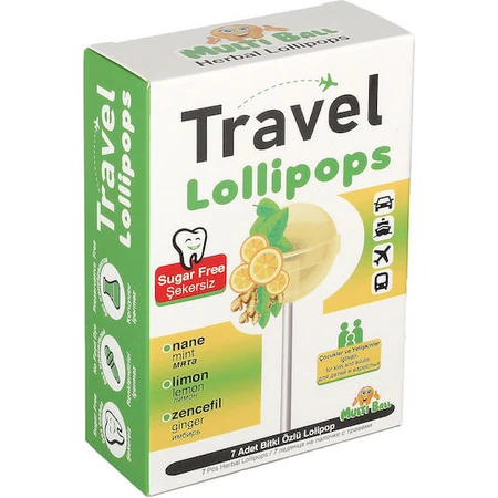 San Pharma Multi Ball Travel Lollipop für Übelkeit 7pcs