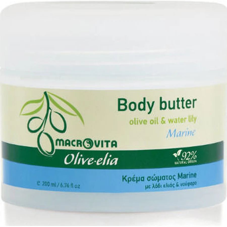 Macrovita Olive-Elia Marine Manteca Corporal Hidratante para todo tipo de piel 200ml