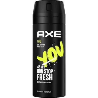 Axe You Cool Vetiver Amber Geur Non Stop Fris Deodorant 48h Spray 150ml