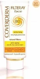 Coverderm Filteray Crema de Color Beige Claro Crema Facial Protectora Solar Impermeable SPF80 con Pigmento 50ml