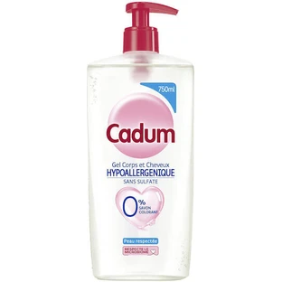 Cadum Hypoallergenic Body & Hair Gel 750ml
