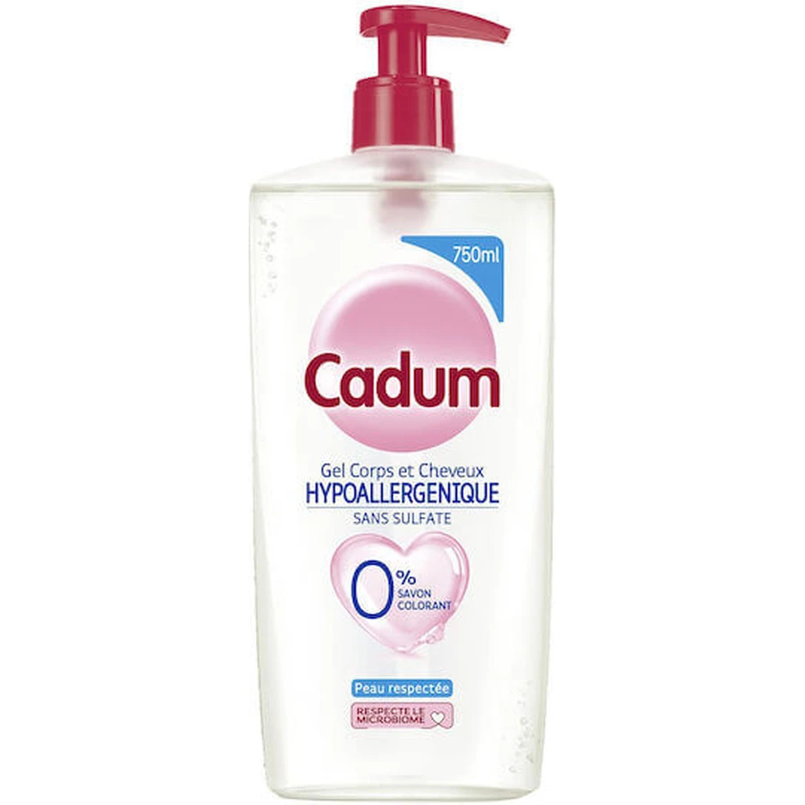 Cadum Hypoallergenic Body & Hair Gel 750ml