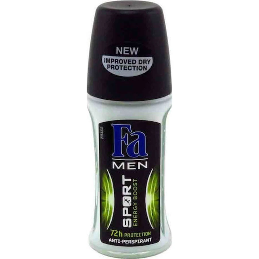 Fa Men Sport Desodorante Energy Boost 72h Roll-On 50ml