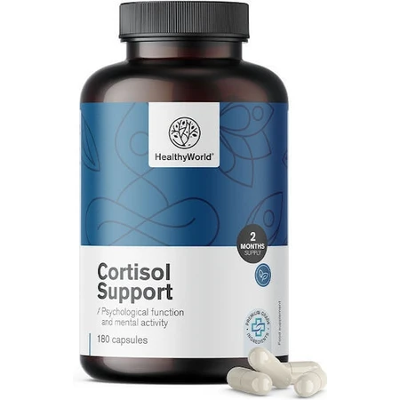 Healthy World Cortisol Support Anxiety Supplement 180 caps