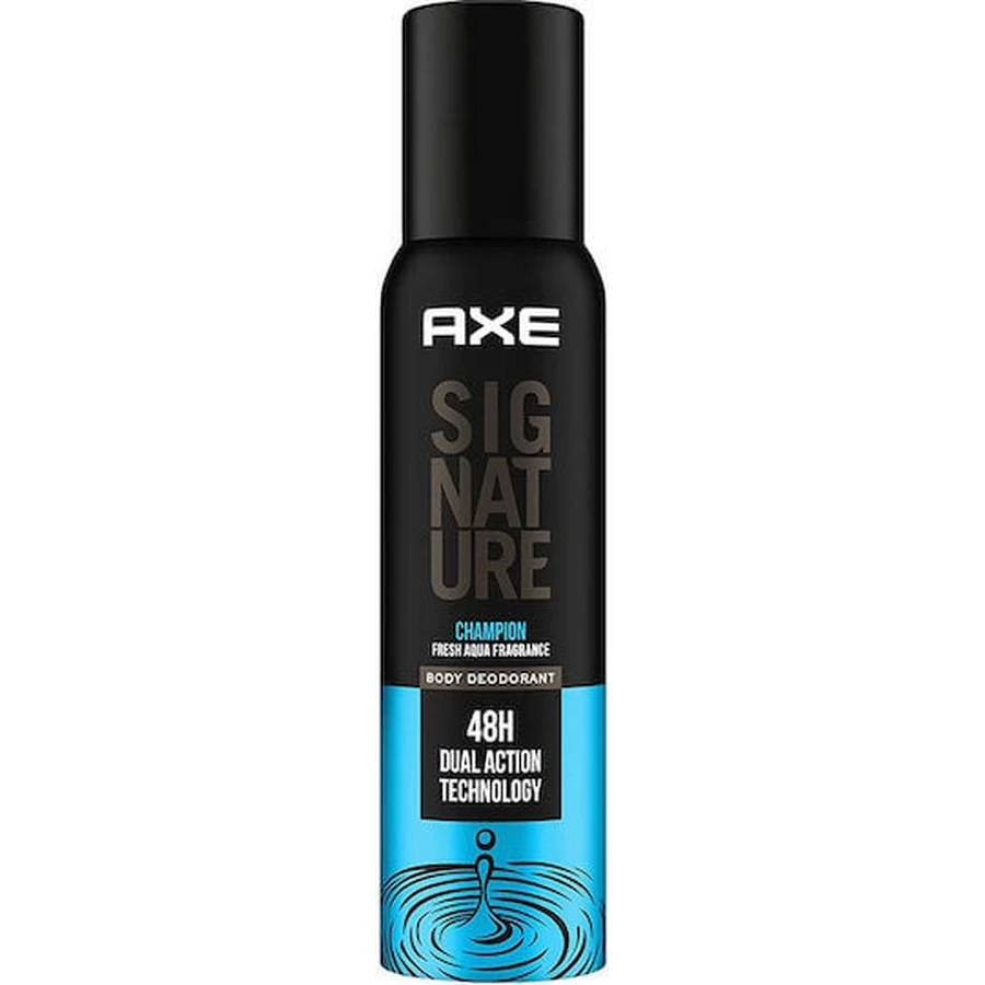 Axe Handtekening Kampioen Fris Aqua Geur Lichaamsdeodorant 122ml