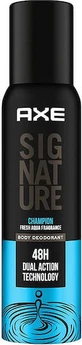 Axe Handtekening Kampioen Fris Aqua Geur Lichaamsdeodorant 122ml