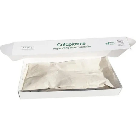 Naturado Poultice d'argile verte 4x200g 16248