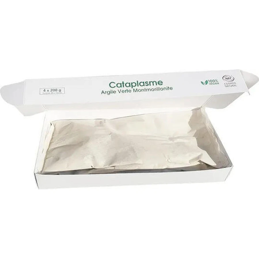 Naturado Poultice d'argile verte 4x200g 16248