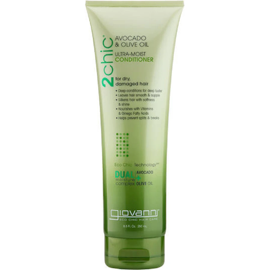 Giovanni 2 Chic Ultra Moist für trockenes, geschädigtes Haar Feuchtigkeitsspendende Spülung für trockenes, geschädigtes Haar 250ml