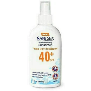 Safe Sea Beach Line Sunscreen & Jellyfish Sting Sunscreen Body Cream SPF40 in Spray 40ml