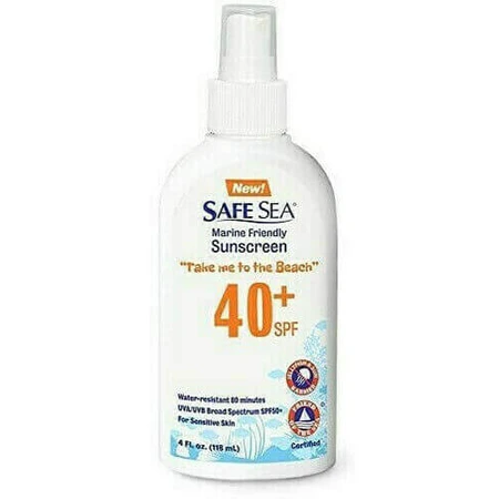 Safe Sea Beach Line Sunscreen & Jellyfish Sting Sunscreen Body Cream SPF40 in Spray 40ml