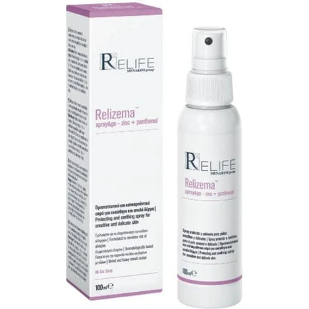 Menarini Relife Relife Relizema Spray & Go Zinc & Pantenol Spray Curativo 100ml