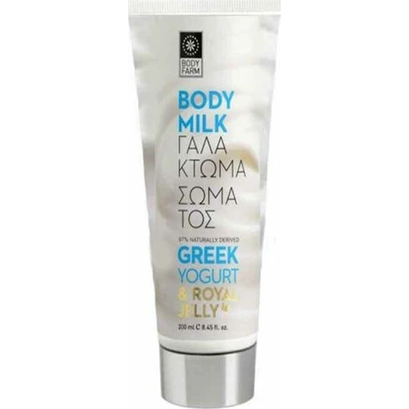Bodyfarm Lait corporel hydratant au yogourt grec et à la gelée royale pour tous les types de peau 250ml