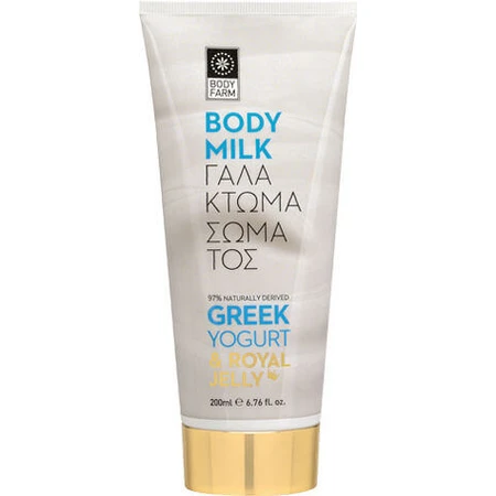 Bodyfarm Lait corporel hydratant au yogourt grec et à la gelée royale pour tous les types de peau 250ml