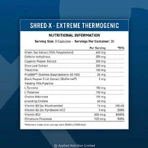 Applied Nutrition Shred-X Shred-X Extreme Thermogenic 3000mg 90 caps