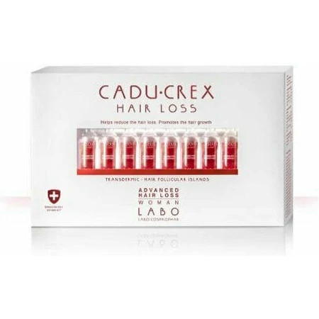 Labo Crescina Caducrex Caducrex Advanvced Ampolla contra la caída del cabello para mujer 20x3,5ml