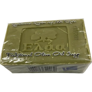 Elaa Savon à l'huile d'olive Pain de savon pour les mains, le corps et les cheveux 100gr