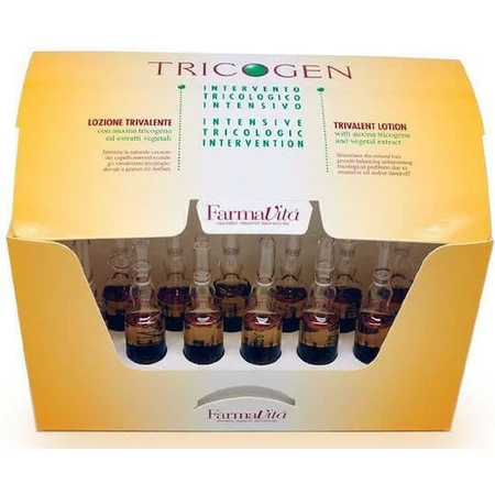Farmavita Tricogen Lotion Haar Ampulle für Haarausfall 12x8ml