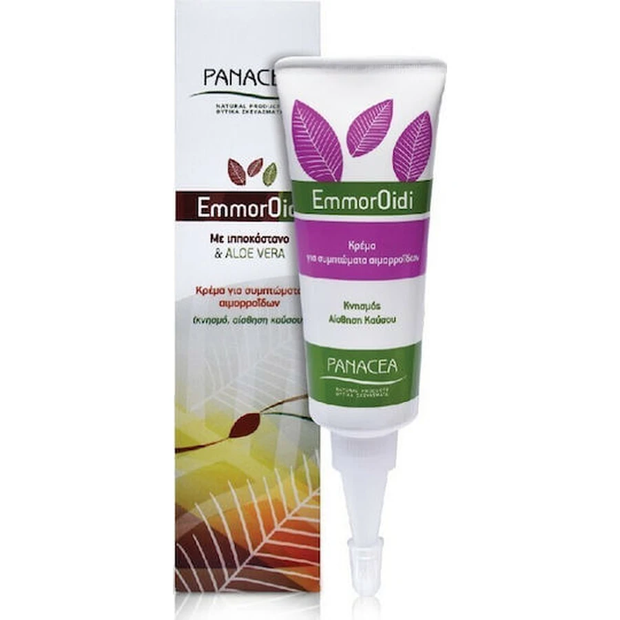 Panacea Hemorrhoids Wild Chestnut & Aloe Vera Healing & Hemorrhoids Cream 40ml