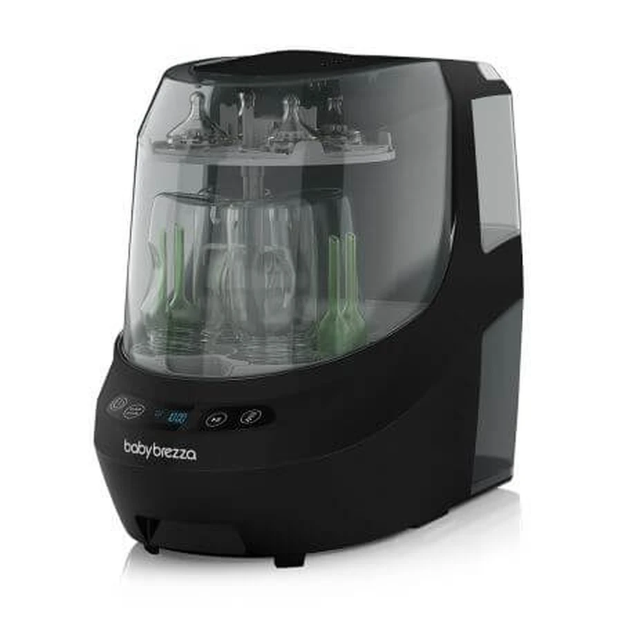 Bottle Washer Pro Bottle Sterilizer and Bottle Dryer, Black, Baby Brezza