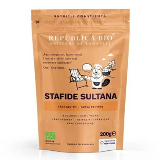 Sultana ecológica Stafine, 200 g, República Ecológica