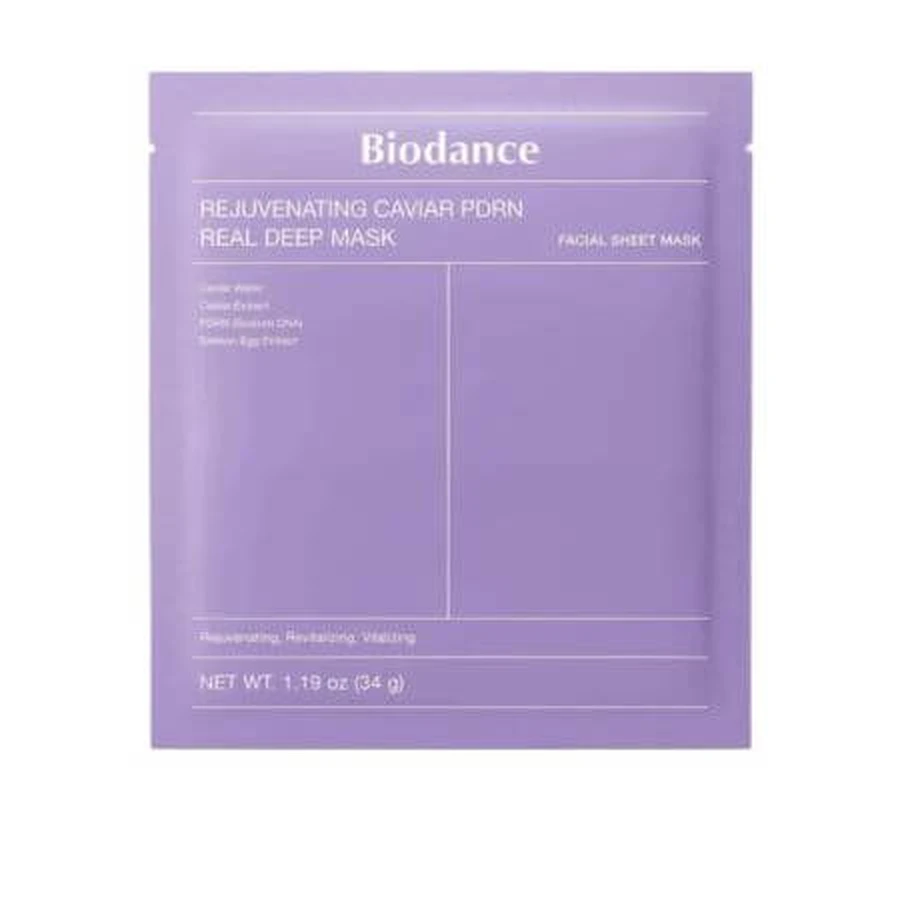 Verjüngungsmaske mit Kaviar und PDRN, 34 g, Biodance