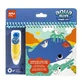 Kleurboek Aqua Fun Magic, Zeedieren, 3 jaar+, Apli Kids