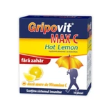 Gripovit Max C Hot Lemon zuckerfrei, 10 Portionsbeutel, Zdrovit