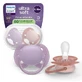 Philips Avent Chupete Ultra Suave Philips Avent Chupete Ultra Suave, Rosa/Mov, 6-18 meses, SCF091/43, 2 piezas, Philips