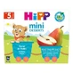 Mini organic dessert with apples and pears, 4 x 100 g, Hipp