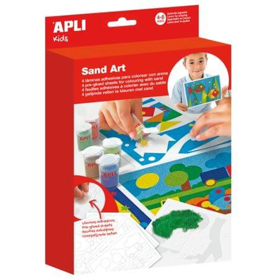 Creatieve zandbak, 4 jaar+, Apli Kids