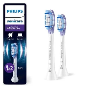 Refills for Philips Sonicare Sonicare Premium Gum Care toothbrush, White, HX9052/87, 2 pieces, Philips