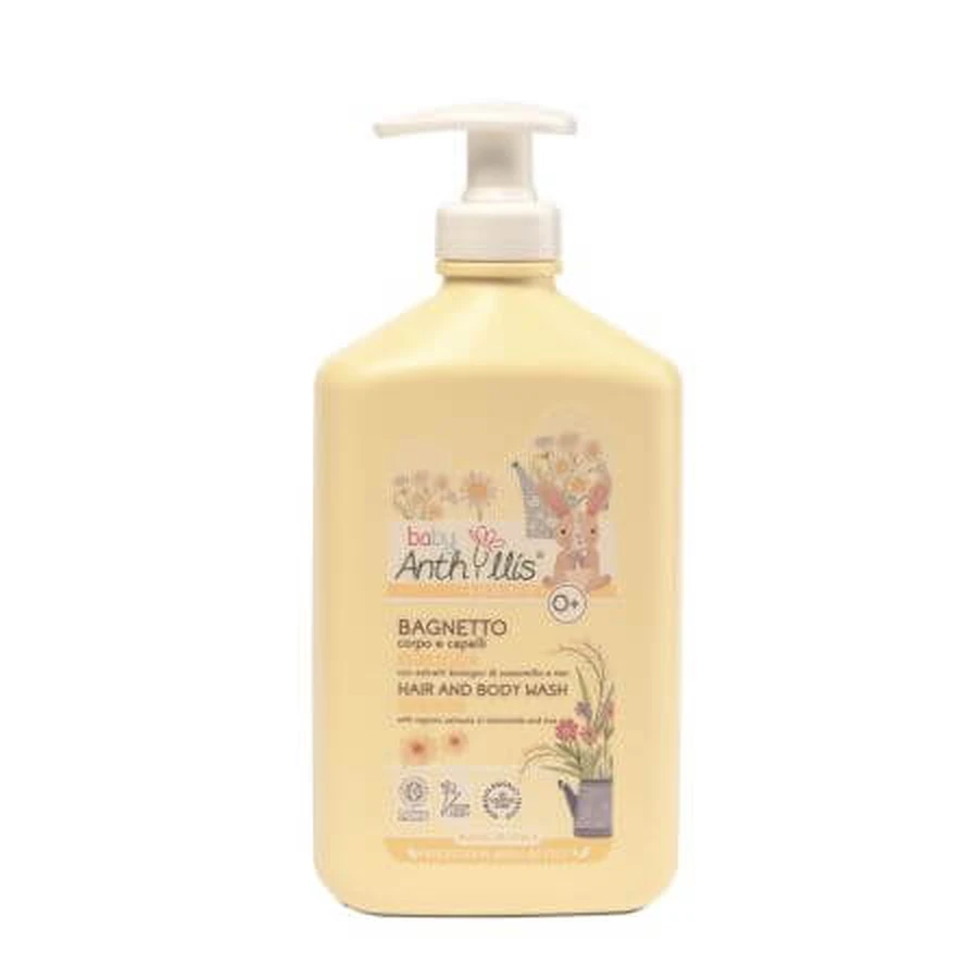 Organic shampoo and shower gel for babies and children, 500 ml, Baby Anthyllis